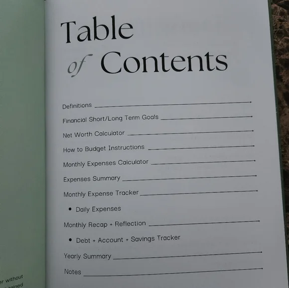 Budget Planner/Journal - Picture 2 of 6